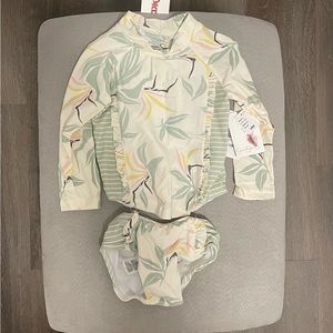 Baby girl two piece swim suit